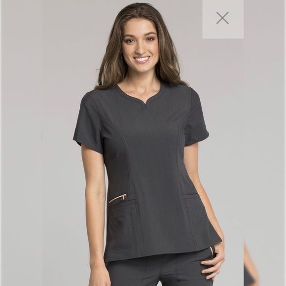 Cherokee Scrub Top - Picture 1 of 7